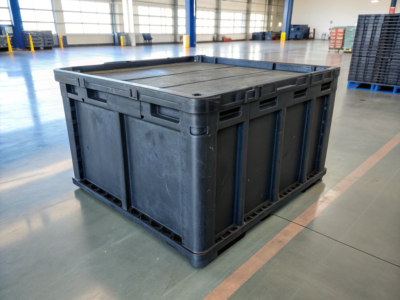 Mechanical bull equipment prepared for freight delivery